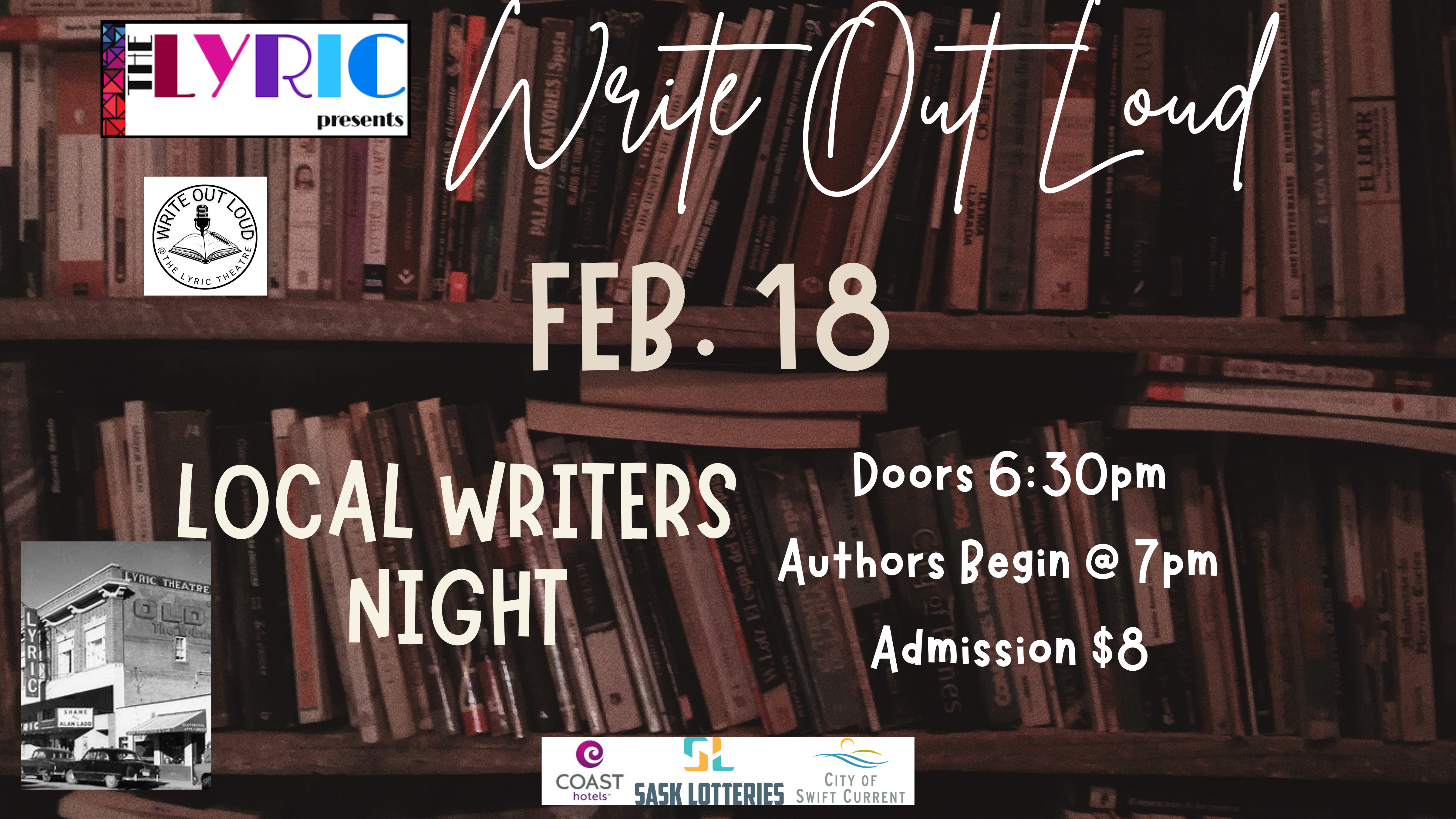 Write Out Loud with Author Joan Pelletier    